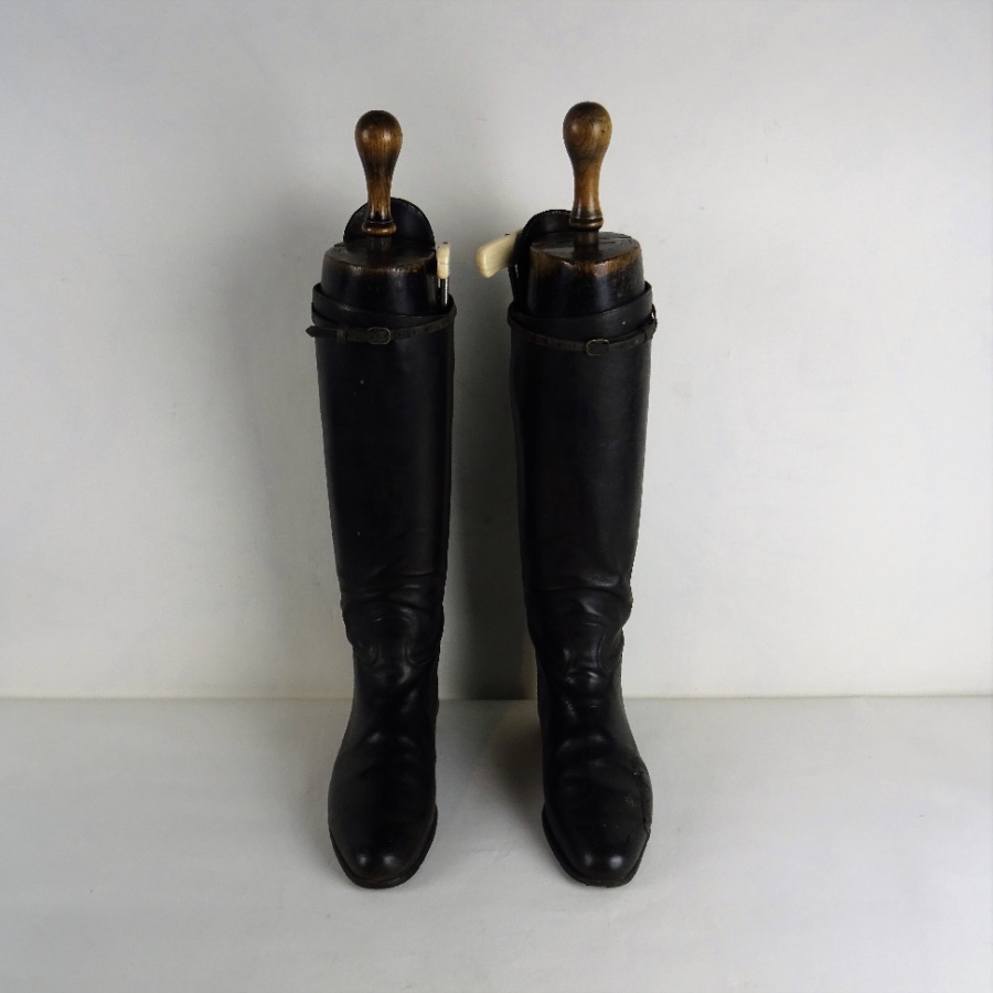 Pair of Edwardian Leather Riding Boots